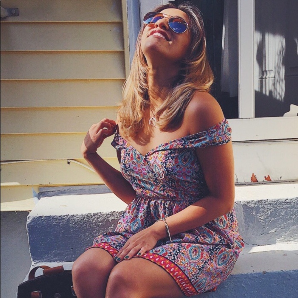 Floral spring dress